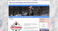 Desktop Screenshot of millelacsdriftskippers.org